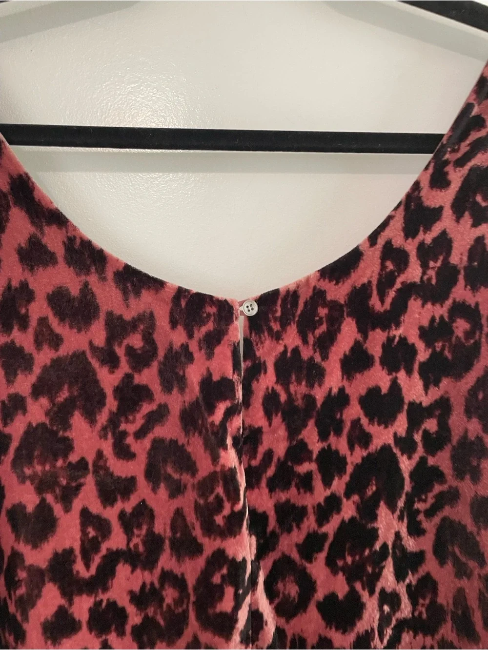 J.Crew Always Velvet Leopard Print Silk Blend Tank Top Size 12